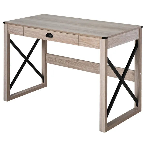 Rustic Writing Desk Farmhouse Home Office Computer Workstation with Drawer - product image 12