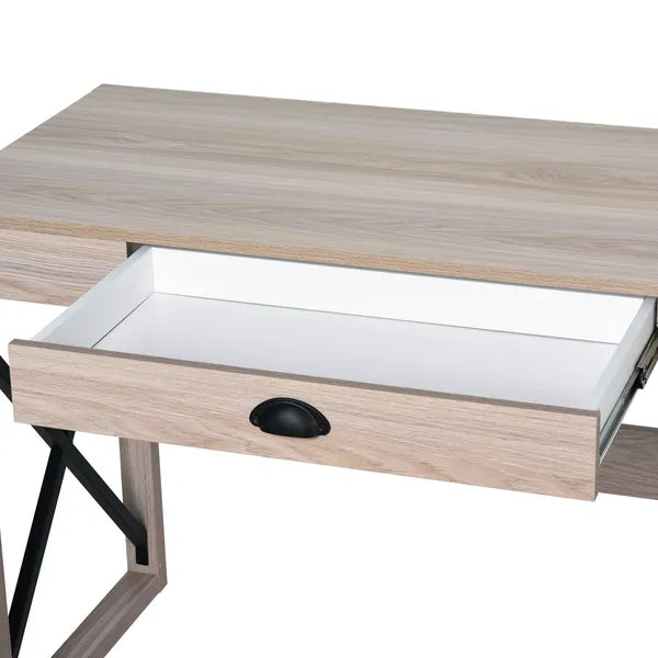 Rustic Writing Desk Farmhouse Home Office Computer Workstation with Drawer - product image 9