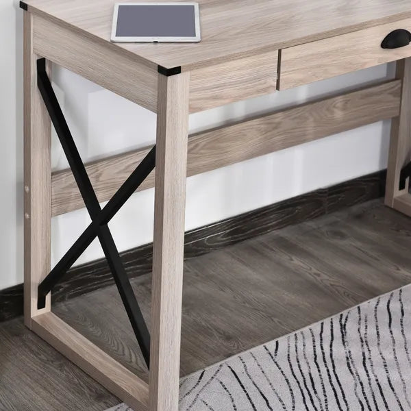 Rustic Writing Desk Farmhouse Home Office Computer Workstation with Drawer - product image 8