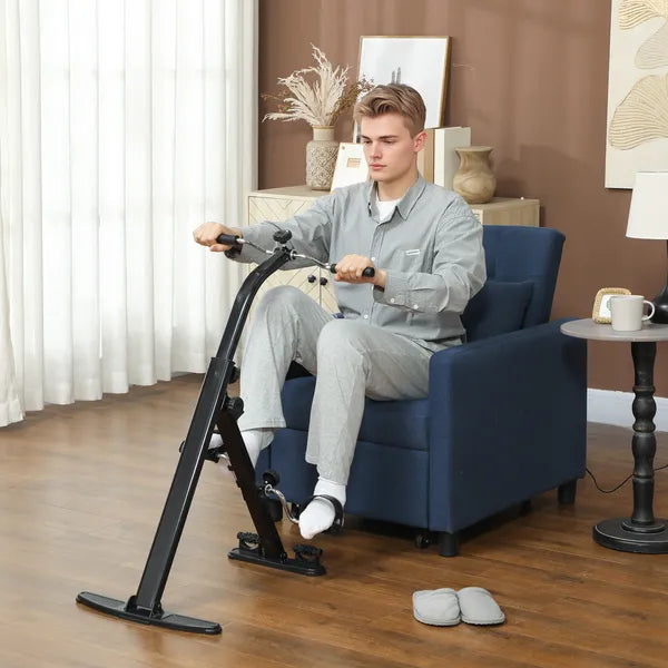 Seated Pedal Exerciser with LCD Monitor, Adjustable Resistance and Foot Rollers - product image 2