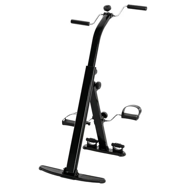 Seated Pedal Exerciser with LCD Monitor, Adjustable Resistance and Foot Rollers - product image 1