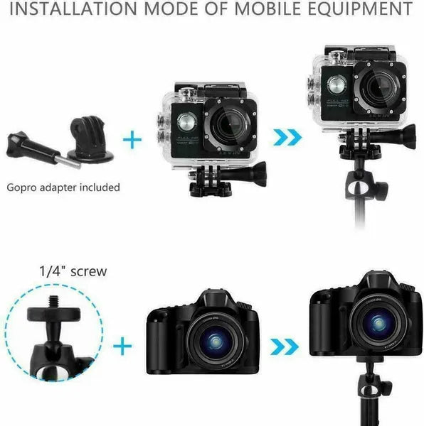 40 Inch Selfie Stick Tripod with Bluetooth Remote for iPhone and Android - product view 6