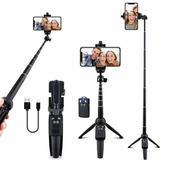40 Inch Selfie Stick Tripod with Bluetooth Remote for iPhone and Android - product view 10