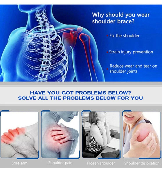 Adjustable Neoprene Shoulder Support Brace for Men and Women - product view 7