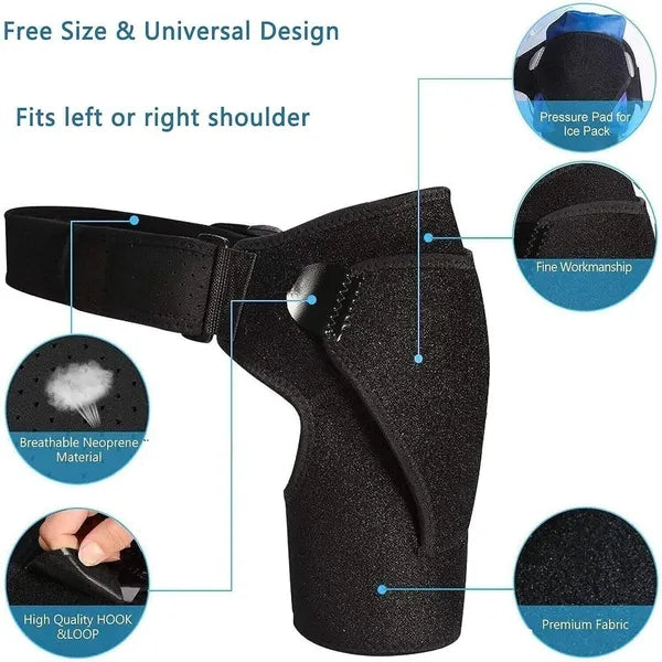 Adjustable Neoprene Shoulder Support Brace for Men and Women - product view 9