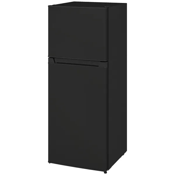 HOMCOM Small Fridge with Freezer, 4 Cu Ft Refrigerator with Reversible Doors, Black - product image 1