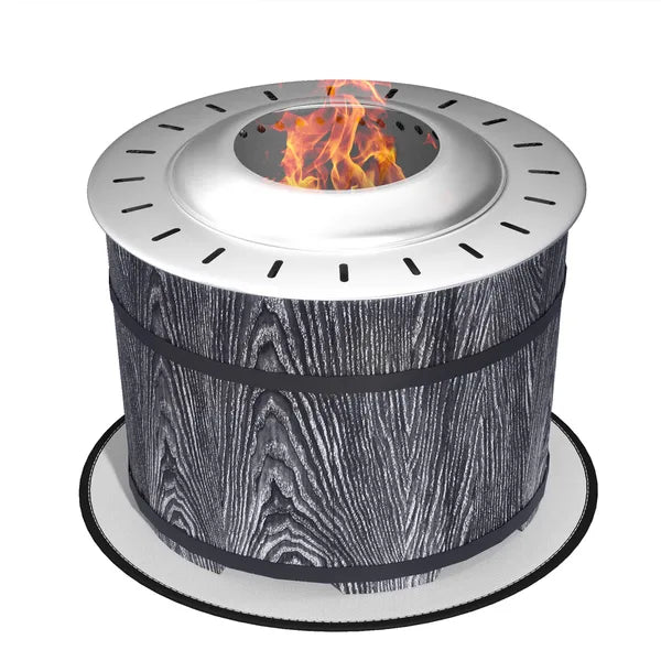 Outsunny Smokeless Fire Pit Portable Magnesium Oxide Bonfire Stove with Mat Black For Patio and Picnic - product image 12
