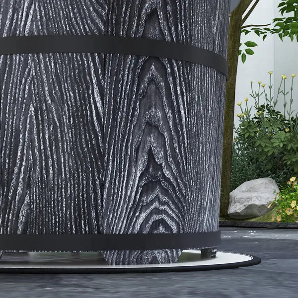 Outsunny Smokeless Fire Pit Portable Magnesium Oxide Bonfire Stove with Mat Black For Patio and Picnic - product image 8