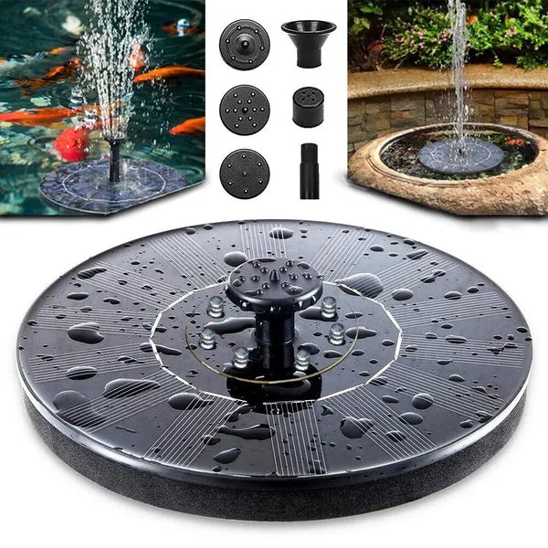 1.4W Solar Bird Bath Fountain Pump with 4 Nozzles - product view 4