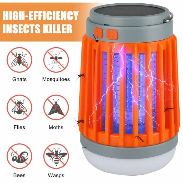 Solar USB Bug Zapper Light for Mosquitoes Flies and Insects - product view 11