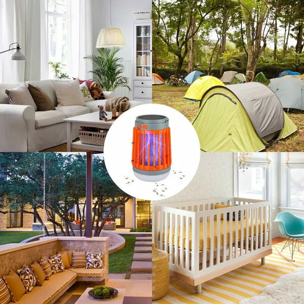 Solar USB Bug Zapper Light for Mosquitoes Flies and Insects - product view 5