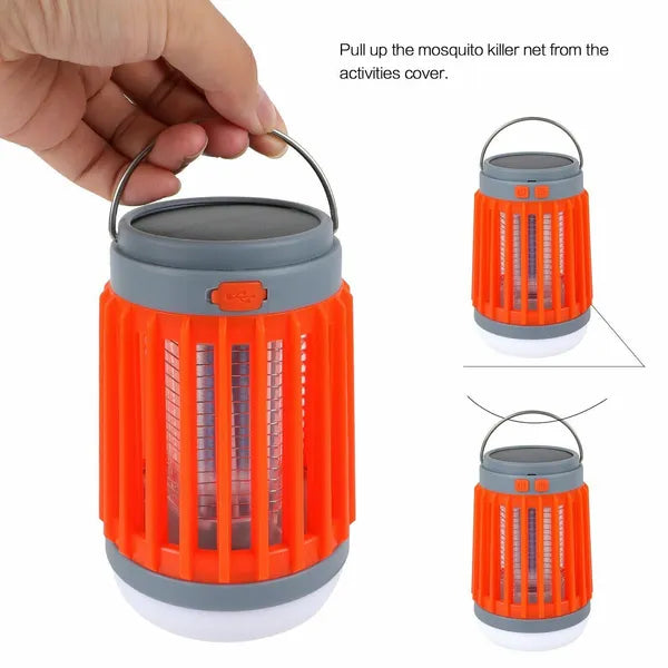 Solar USB Bug Zapper Light for Mosquitoes Flies and Insects - product view 4