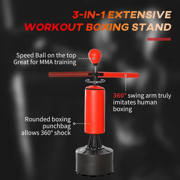 Speed Bag Trainer boxing reflex bag with Rotating Flexible Arm Speed Ball for Adult and Kids - product image 6
