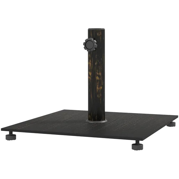 Outsunny Square Patio Umbrella Base, 29 lbs Metal Umbrella Stand Base with Adjustable Foot Pads - product image 1