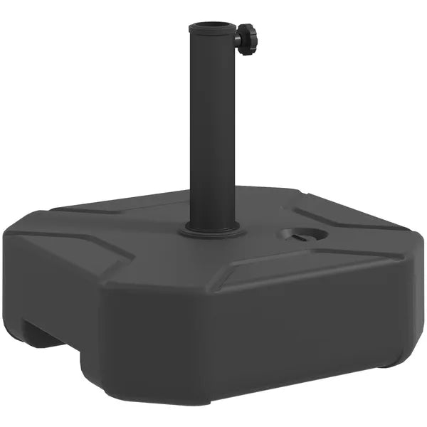 Outsunny Square Patio Umbrella Base Holder, Heavy-Duty Outdoor Umbrella Stand Base, Filled Up to 55lbs with Stand or 44lbs with Water for Garden - product image 11