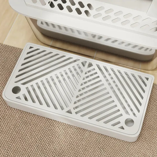 PawHut Stainless Steel Litter Box with Metal Scoop and Scoop Holder, High Sided, Anti-Urine Leakage, Non-Sticky - product image 9