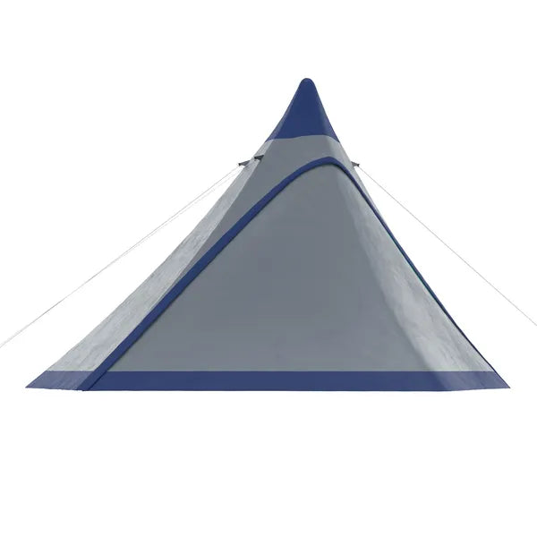 Teepee Camping Tent Easy Set-Up with Porch Blue for 2-3 Person Outdoor Hiking - product image 9