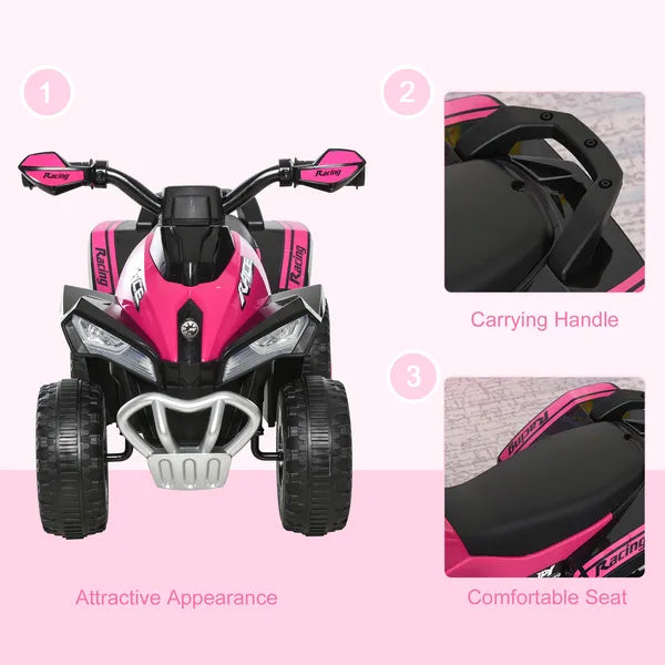 Aosom Toddler Push Car Foot-to-Floor 4 Wheels Music Light Pink for Kids 18-36 Months - product image 7