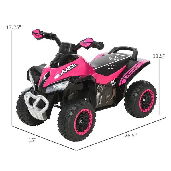 Aosom Toddler Push Car Foot-to-Floor 4 Wheels Music Light Pink for Kids 18-36 Months - product image 3