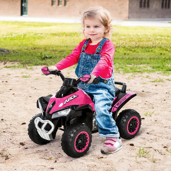 Aosom Toddler Push Car Foot-to-Floor 4 Wheels Music Light Pink for Kids 18-36 Months - product image 2