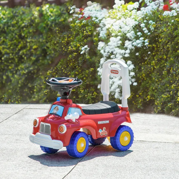 Toddler Ride On Fire Truck with Music, Horn, Under Seat Storage, for Kids 18-36 Months, Red - product image 10