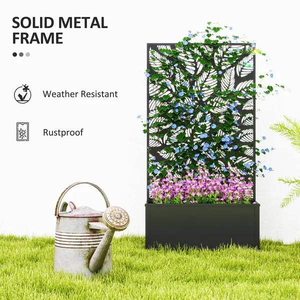 Outsunny Trellis Garden Bed, Freestanding or Wall Mounted Flower Bed for Climbing Plants, Outside Garden, Inside Balcony - product image 6