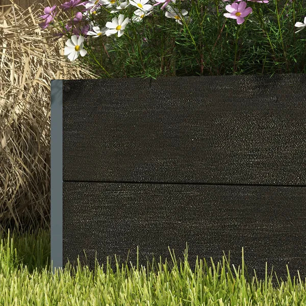 Outsunny Trellis Planter for Climbing Plants, Raised Garden Bed with Trellis, Planter Box for Outdoor, 28.25 Inch x 15 Inch x 59 Inch, Black - product image 9
