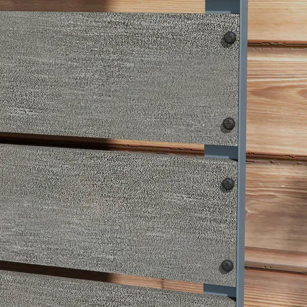 Outsunny Trellis Planter for Climbing Plants, Raised Garden Bed with Trellis, Planter Box for Outdoor, 28.25 Inch x 15 Inch x 59 Inch, Gray - product image 8