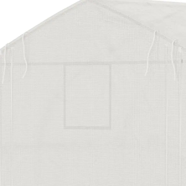 Tunnel Greenhouse 11.5' with Steel Hoops Mesh Door and Windows - product image 9