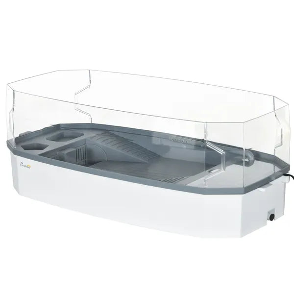 PawHut Turtle Tank Kit with Basking Platform, Water Pump, Filter, Easy Clean Reptile Habitat - product image 12
