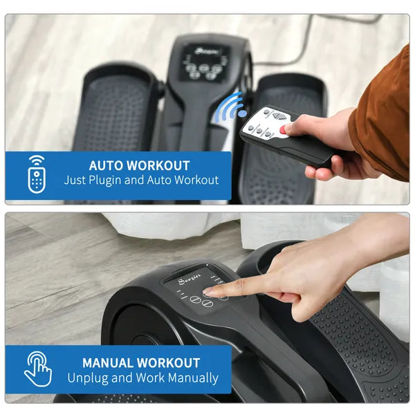 Soozier Under Desk Elliptical Foot Pedal Exerciser with Adjustable Speed Remote LCD - product image 4