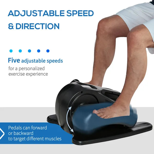 Soozier Under Desk Elliptical Foot Pedal Exerciser with Adjustable Speed Remote LCD - product image 6