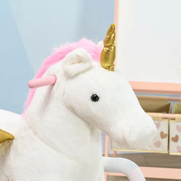 Unicorn Spring Ride-On Toy for Kids 5-12 Years Pink Horse with Sound Effects - product image 8
