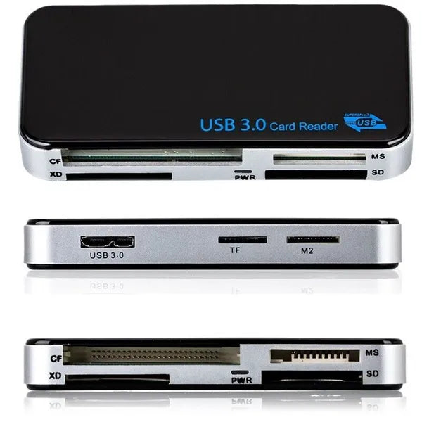 USB 3.0 6 in 1 Memory Card Reader for CF SD microSD XD M2 and MS Cards - product view 9