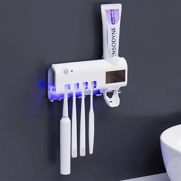 UV Toothbrush Holder with Automatic Toothpaste Dispenser - product view 7