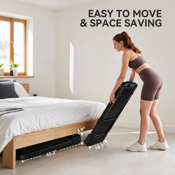 Soozier Foldable Walking Pad Treadmill 0.6-6.2 MPH with Incline LED Display and Remote Control - product image 9