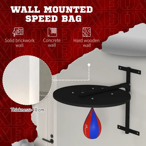 Wall Mounted Speed Bag Platform, Height Adjustable Punching Bag Training Kit - product image 5