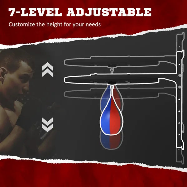 Wall Mounted Speed Bag Platform, Height Adjustable Punching Bag Training Kit - product image 4