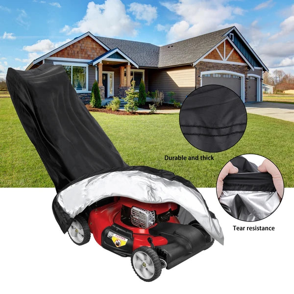 Waterproof Heavy Duty Lawn Mower Cover with UV Protection Universal Fit - product view 12