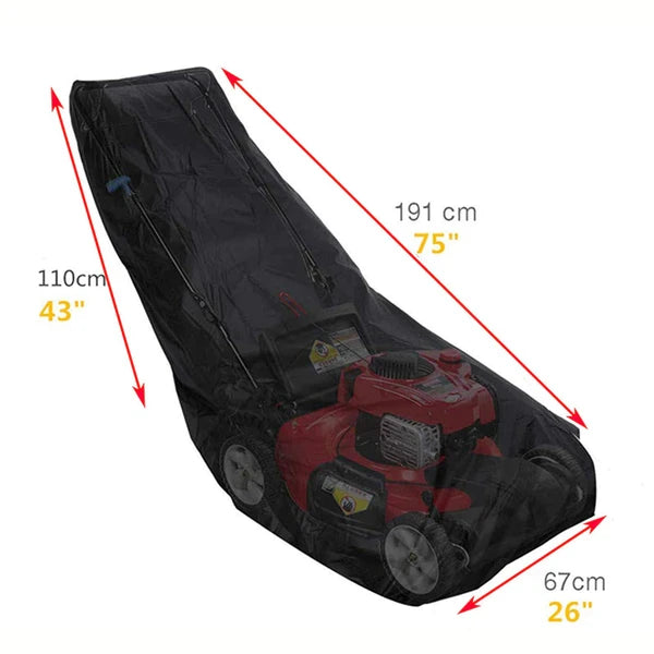 Waterproof Heavy Duty Lawn Mower Cover with UV Protection Universal Fit - product view 2