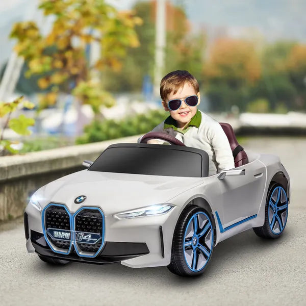 White 12V Electric Kids' Car, Remote Control, Suspension System, Safe Outdoor Play Ride-On - product image 10