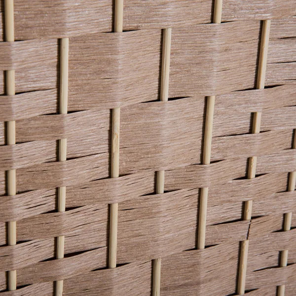 HOMCOM Wicker Room Divider 6' 3-Panel Freestanding Privacy Screen Folding Natural - product image 13