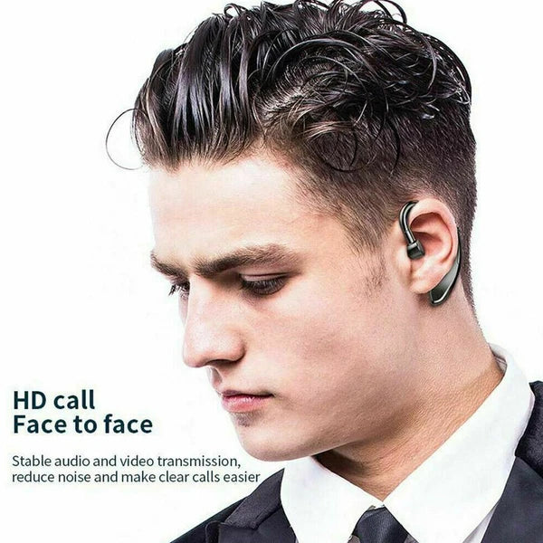 Bluetooth 5.0 Single Ear Headset with Microphone for Driving and Calls - product view 11