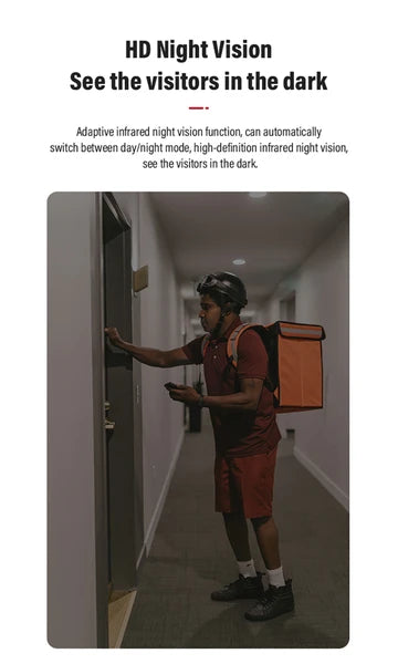 Wireless WiFi Video Doorbell Camera with Chime and Two Way Intercom - product view 12