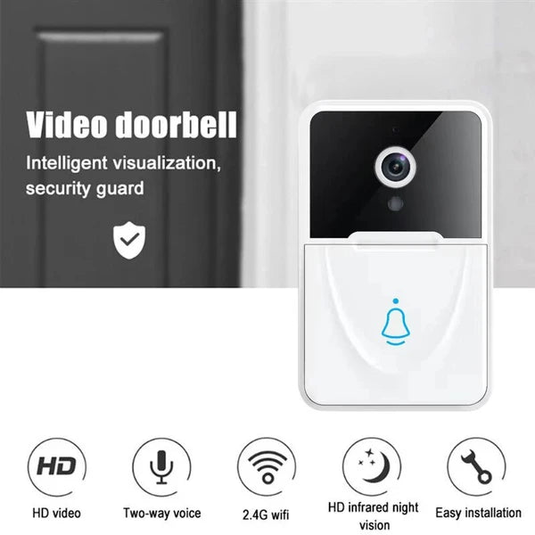 Wireless WiFi Video Doorbell Camera with Chime and Two Way Intercom - product view 8