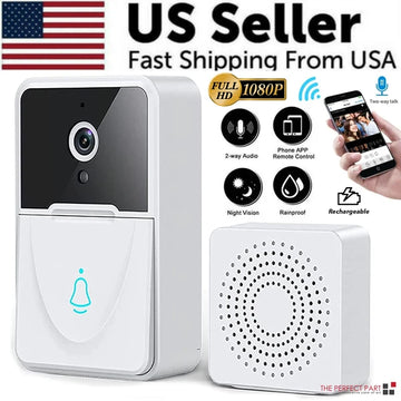 Wireless WiFi Video Doorbell Camera with Chime and Two Way Intercom