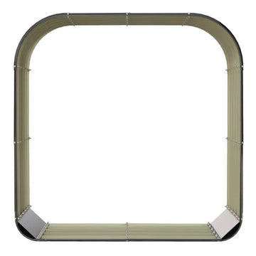 Outsunny Galvanized Steel Firewood Storage Rack with Rubberized Safety Edges - product image 1