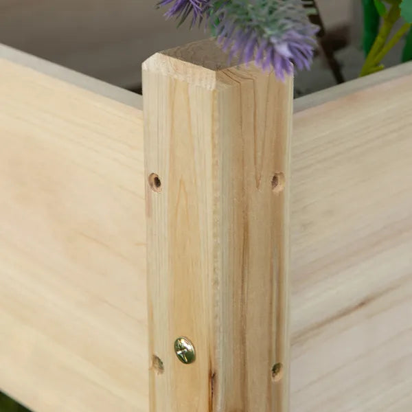 Wooden 2-Tier Raised Garden Bed, Elevated Planter Box for Vegetables, Herbs, Flowers - product image 8