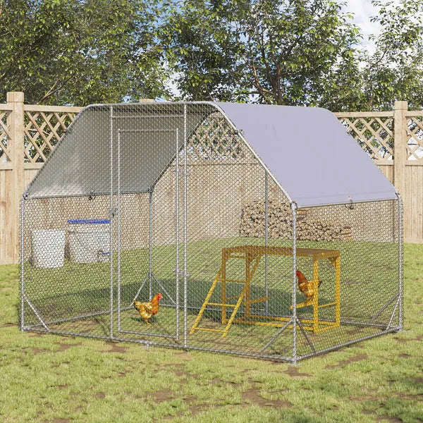 Wooden Chicken Coop Accessory, Activity Play with Swing Set, Multiple Perches, Hen Ladder, Yellow Poultry Care - product image 10