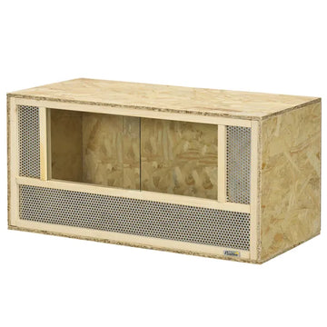 31.5 Inch Wooden Reptile Terrarium with Sliding Glass Door and Mesh Ventilation - product image 1